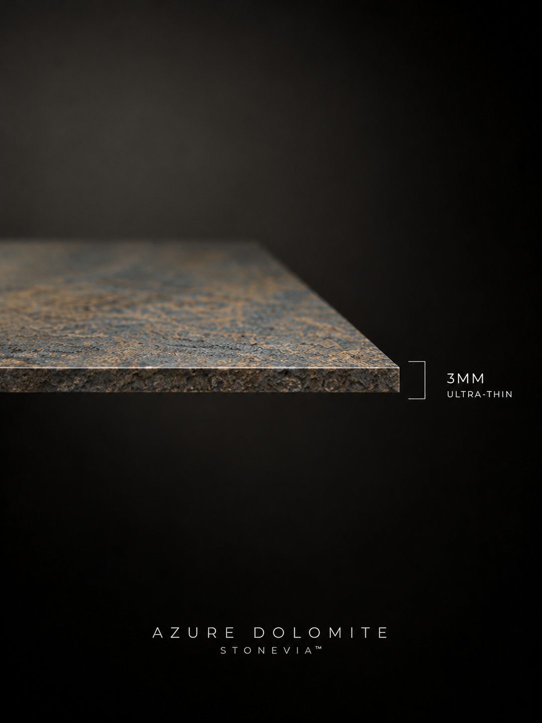 STONEVIA™ Azure Dolomite | Blue Dolomite Flexible Stone Panel