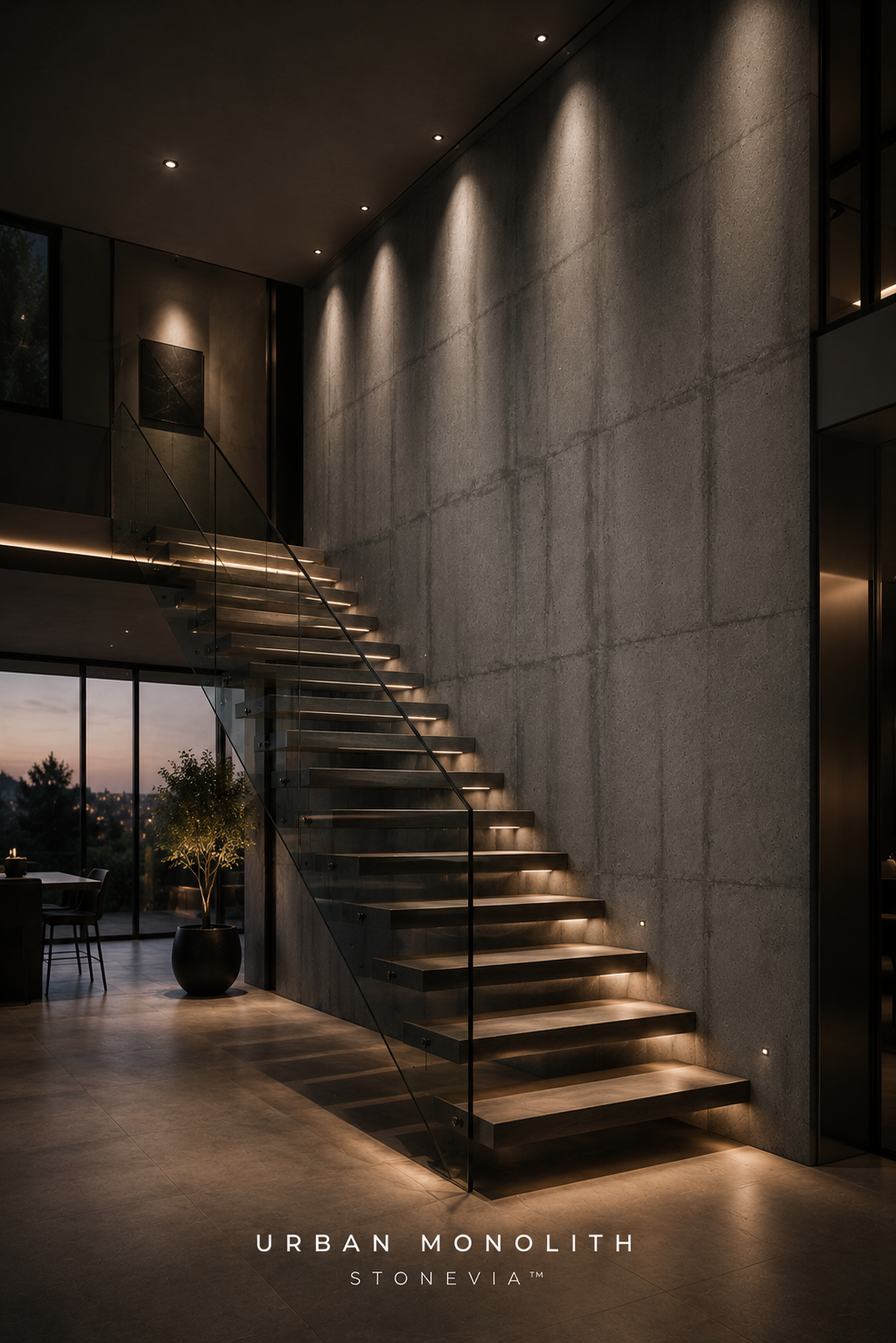 STONEVIA™ Urban Monolith | Concrete Effect Architectural Panel