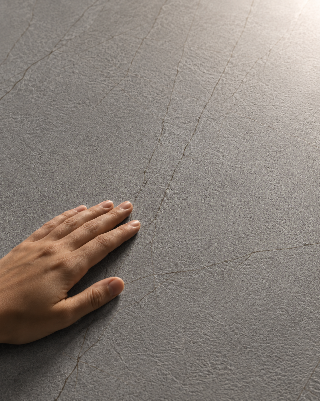 STONEVIA™ Graphite Quartzite | Dark Grey Stone Effect Panel