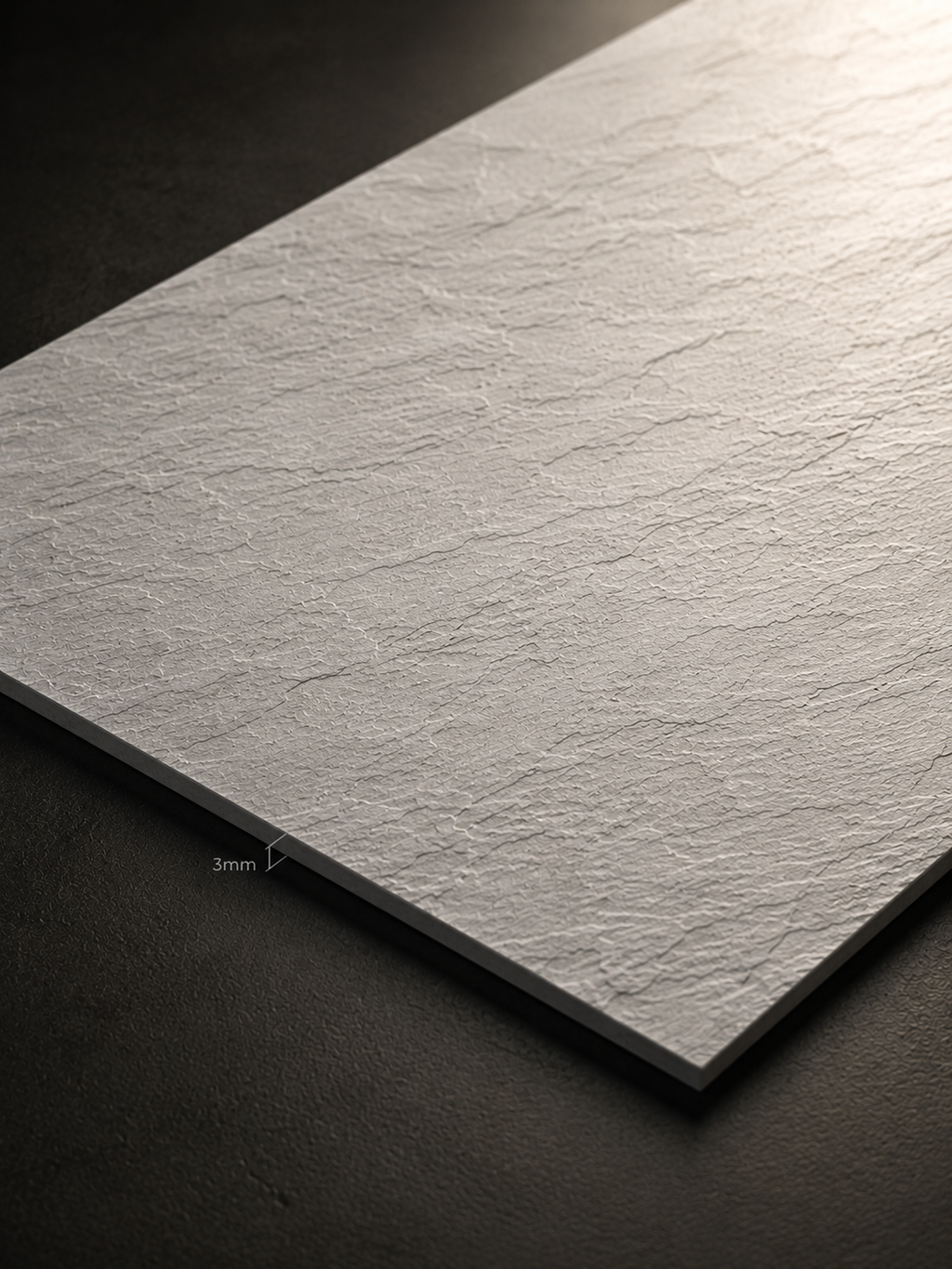 STONEVIA™ Silver Strata | Grey Flexible Stone Architectural Panel