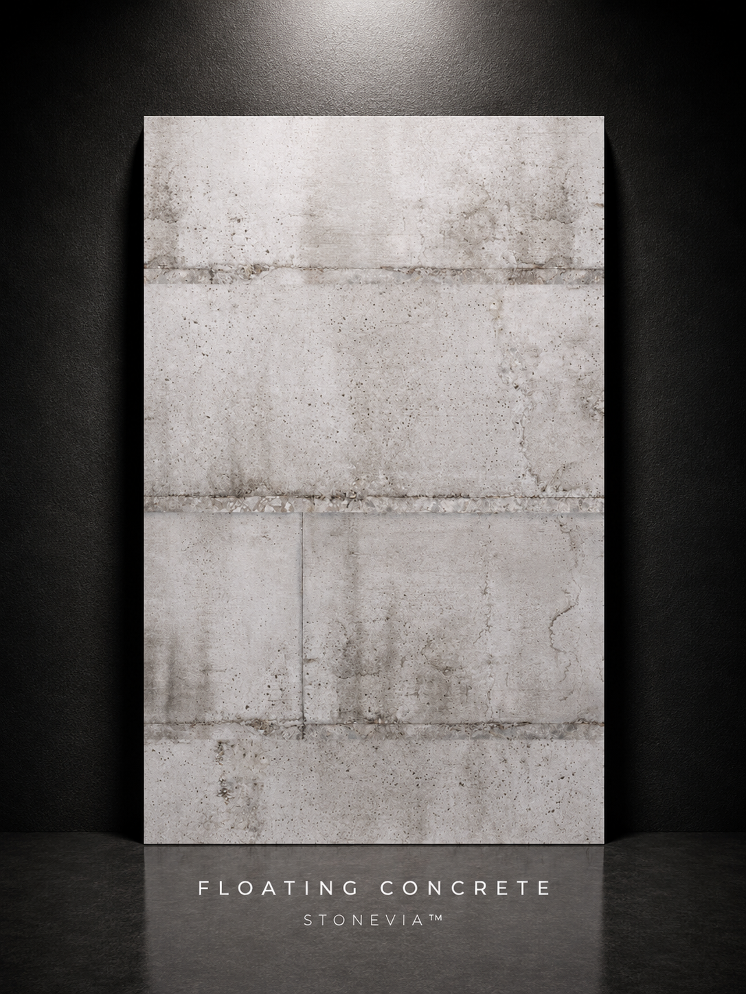 STONEVIA™ Floating Concrete | Light Concrete Effect Surface